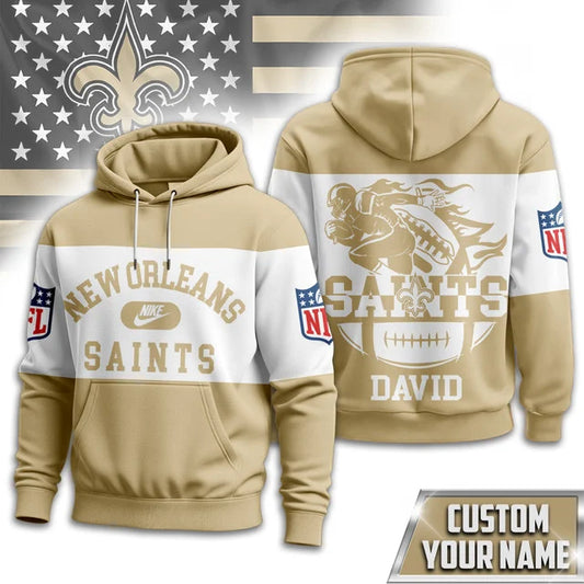 MEGA SALE - NEW CUSTOMIZED NFL24 NOS NEW ORLEANS SAINTS UNISEX T-SHIRT, POLO & HOODIE