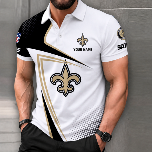 VIRAL EDITION - NEW CUSTOMIZED NFL24 NOS NEW ORLEANS SAINTS T-SHIRT, POLO SHIRT, ZIP POLO SHIRT, SWEATSHIRT, HOODIE & ZIP HOODIE