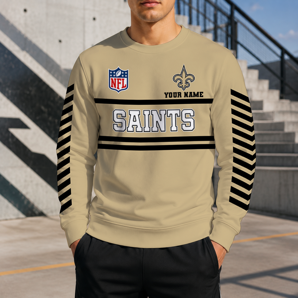 VIRAL EDITION - NEW CUSTOMIZED NFL24 NOS NEW ORLEANS SAINTS UNISEX SWEATSHIRT