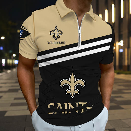 VIRAL EDITION - NEW CUSTOMIZED NFL24 NOS NEW ORLEANS SAINTS T-SHIRT, POLO SHIRT, ZIP POLO SHIRT, SWEATSHIRT, HOODIE & ZIP HOODIE