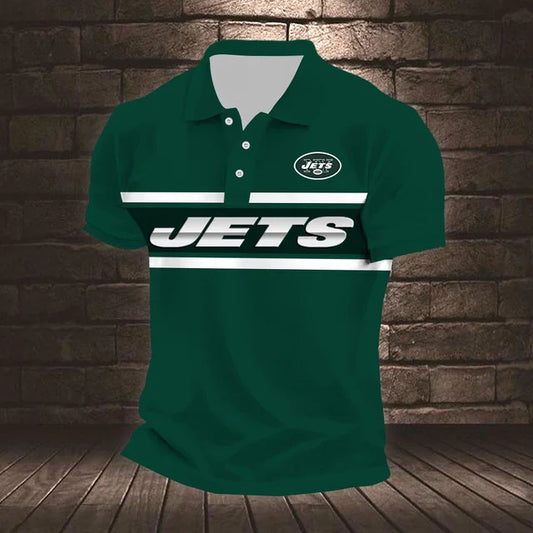 ELITE EDITION - NEW CUSTOMIZED NFL25 NYJ NEW YORK JETS POLO SHIRT, ZIP POLO SHIRT & T-SHIRTS