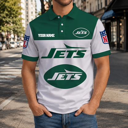 EXCLUSIVE  EDITION - NEW CUSTOMIZED NFL25 NYJ NEW YORK JETS T-SHIRT, POLO SHIRT, ZIP POLO SHIRT, SWEATSHIRT, HOODIE & ZIP HOODIE