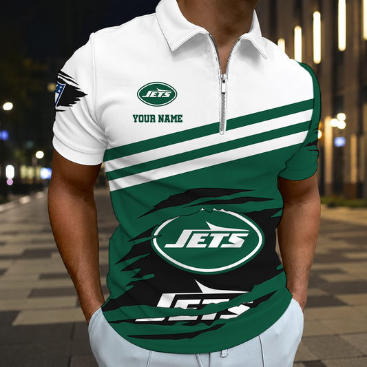 VIRAL EDITION - NEW CUSTOMIZED NFL25 NYJ NEW YORK JETS T-SHIRT, POLO SHIRT, ZIP POLO SHIRT, SWEATSHIRT, HOODIE & ZIP HOODIE