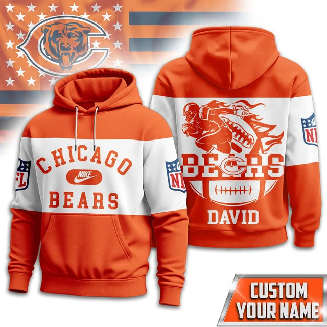MEGA SALE - NEW CUSTOMIZED NFL26 CCB CHICAGO BEARS UNISEX T-SHIRT, POLO & HOODIE