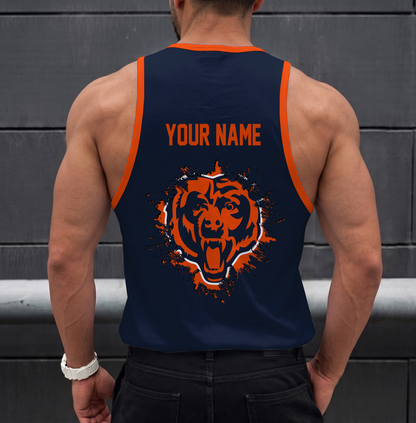 FINAL SALE - NEW CUSTOMIZED NFL26 CCB CHICAGO BEARS UNISEX TANK TOP