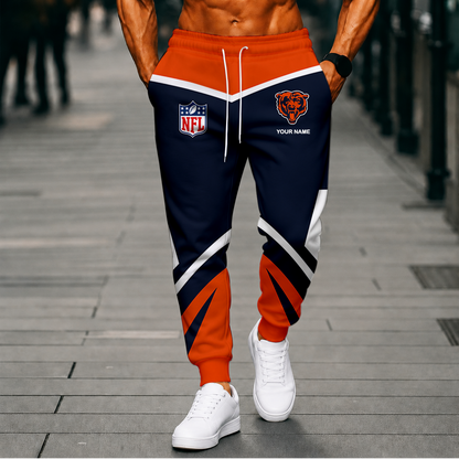 LIMITED EDITION - NEW CUSTOMIZED NFL26 CCB CHICAGO BEARS SWEATPANTS