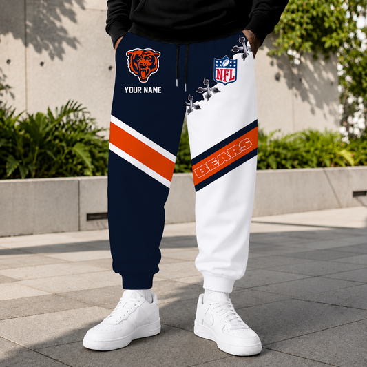 EXCLUSIVE EDITION - NEW CUSTOMIZED NFL26 CCB CHICAGO BEARS SWEATPANTS