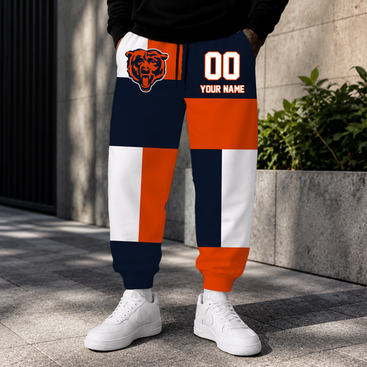 ELITE EDITION - NEW CUSTOMIZED NFL26 CCB CHICAGO BEARS SWEATPANTS