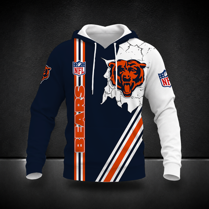 HOT DEAL- NEW CUSTOMIZED NFL26 CCB CHICAGO BEARS T-SHIRT, POLO SHIRT, ZIP POLO SHIRT, SWEATSHIRT, HOODIE & ZIP HOODIE