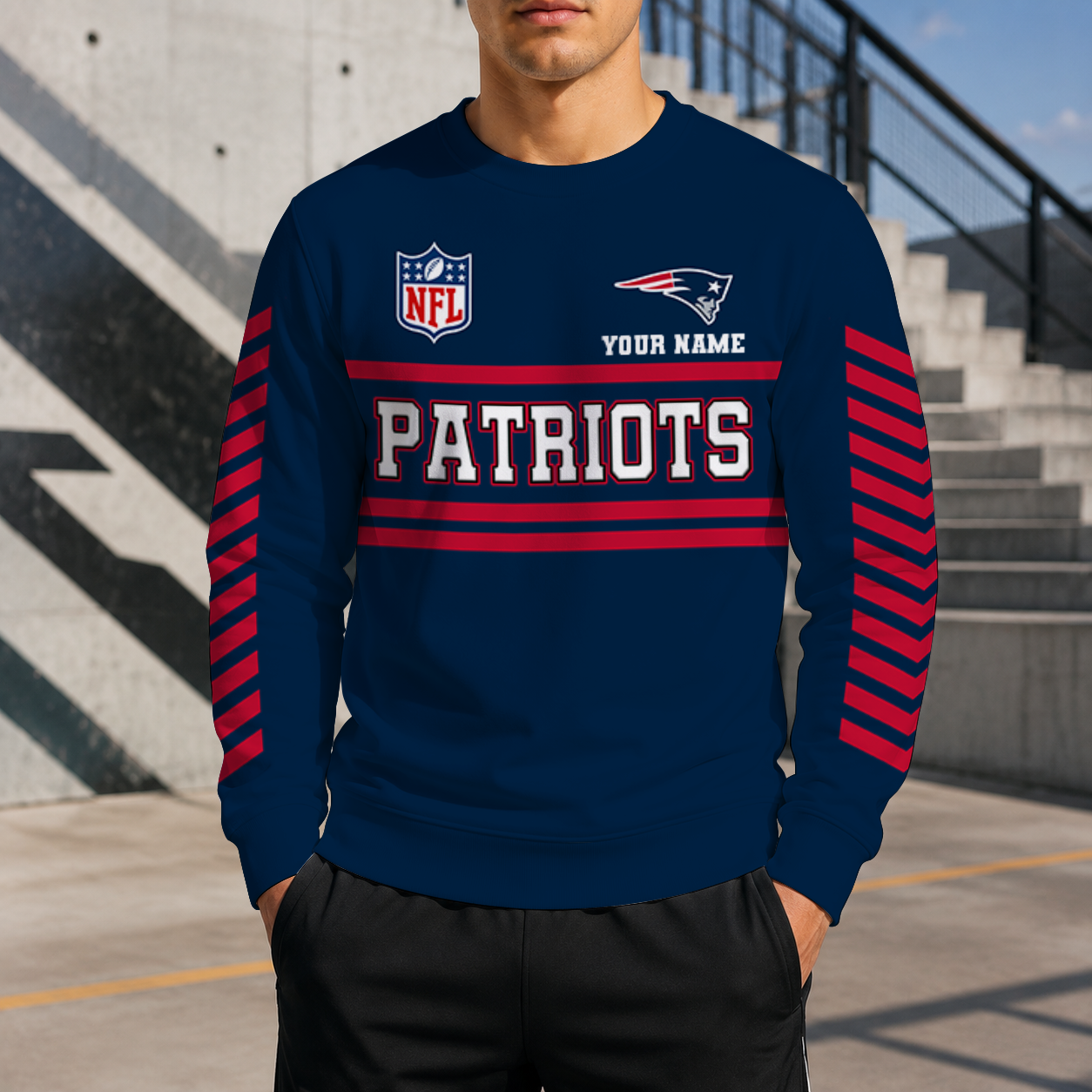 VIRAL EDITION - NEW CUSTOMIZED NFL27 NEP NEW ENGLAND PATRIOTS UNISEX SWEATSHIRT