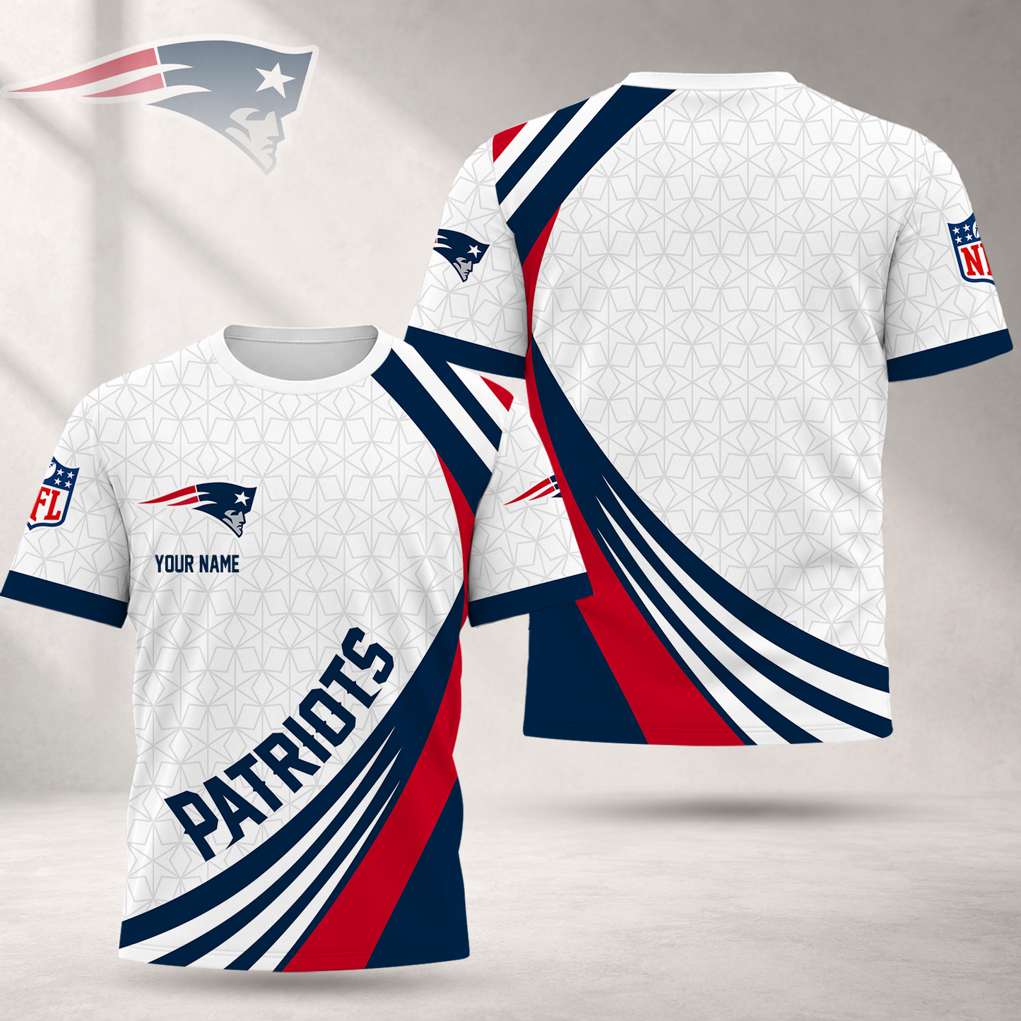 FLASH SALE - NEW CUSTOMIZED NFL27 NEP NEW ENGLAND PATRIOTS T-SHIRT, POLO SHIRT, ZIP POLO SHIRT, SWEATSHIRT, HOODIE & ZIP HOODIE