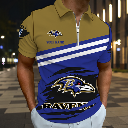 VIRAL EDITION - NEW CUSTOMIZED NFL28 BTR BALTIMORE RAVENS T-SHIRT, POLO SHIRT, ZIP POLO SHIRT, SWEATSHIRT, HOODIE & ZIP HOODIE