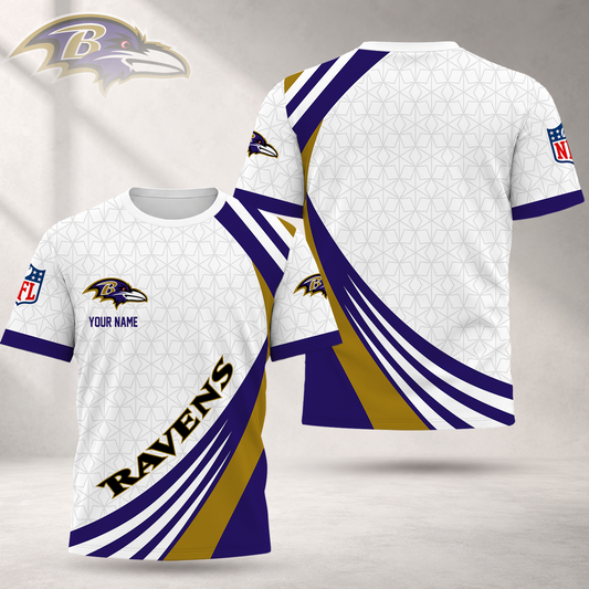 FLASH SALE - NEW CUSTOMIZED NFL28 BTR BALTIMORE RAVENS T-SHIRT, POLO SHIRT, ZIP POLO SHIRT, SWEATSHIRT, HOODIE & ZIP HOODIE
