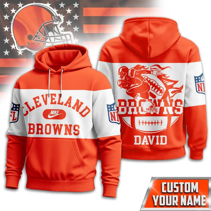 MEGA SALE - NEW CUSTOMIZED NFL29 CLB CLEVELAND BROWNS UNISEX T-SHIRT, POLO & HOODIE