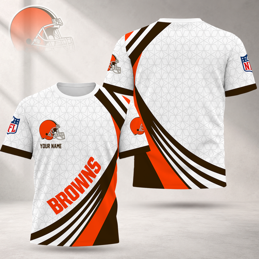 FLASH SALE - NEW CUSTOMIZED NFL29 CLB CLEVELAND BROWNS T-SHIRT, POLO SHIRT, ZIP POLO SHIRT, SWEATSHIRT, HOODIE & ZIP HOODIE