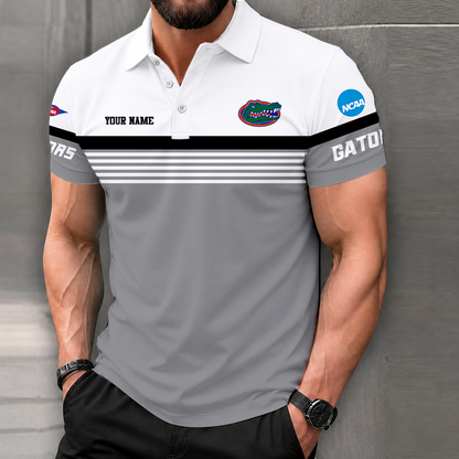 FLASH SALE - NEW CUSTOMIZED NCAA FBS30 FLG FLORIDA GATORS POLO SHIRT