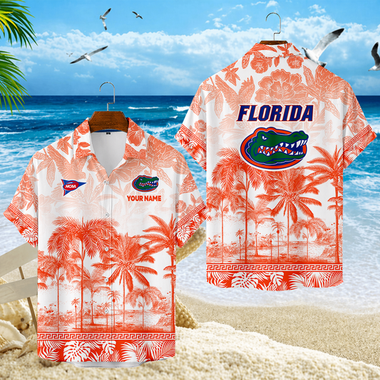 LIMITED EDITION - NEW CUSTOMIZED FBS30 FLG FLORIDA GATORS UNISEX HAWAIIAN SHIRT