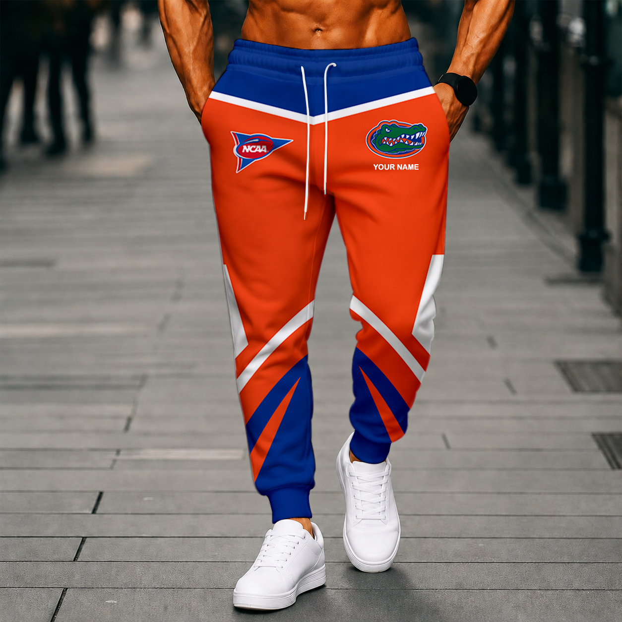 LIMITED EDITION - NEW CUSTOMIZED NCAA FBS30 FLG FLORIDA GATORS SWEATPANTS