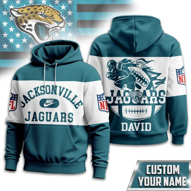 MEGA SALE - NEW CUSTOMIZED NFL30 JSJ JACKSONVILLE JAGUARS UNISEX T-SHIRT, POLO & HOODIE