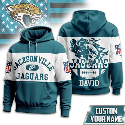 MEGA SALE - NEW CUSTOMIZED NFL30 JSJ JACKSONVILLE JAGUARS UNISEX T-SHIRT, POLO & HOODIE