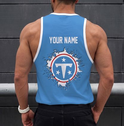 FINAL SALE - NEW CUSTOMIZED NFL31 TST TENNESSEE TITANS UNISEX TANK TOP