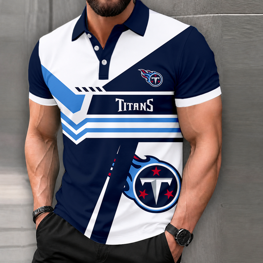 FINAL SALE - NEW CUSTOMIZED NFL31 TST TENNESSEE TITANS POLO SHIRT, ZIP POLO SHIRT & T-SHIRTS