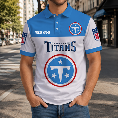 EXCLUSIVE  EDITION - NEW CUSTOMIZED NFL31 TST TENNESSEE TITANS T-SHIRT, POLO SHIRT, ZIP POLO SHIRT, SWEATSHIRT, HOODIE & ZIP HOODIE