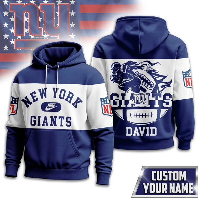 MEGA SALE - NEW CUSTOMIZED NFL32 NYG NEW YORK GIANTS UNISEX T-SHIRT, POLO & HOODIE
