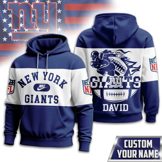 MEGA SALE - NEW CUSTOMIZED NFL32 NYG NEW YORK GIANTS UNISEX T-SHIRT, POLO & HOODIE