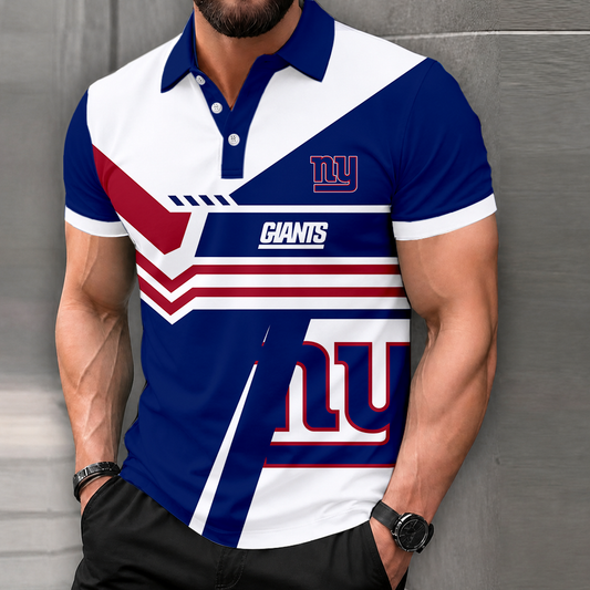 FINAL SALE - NEW CUSTOMIZED NFL32 NYG NEW YORK GIANTS POLO SHIRT, ZIP POLO SHIRT & T-SHIRTS